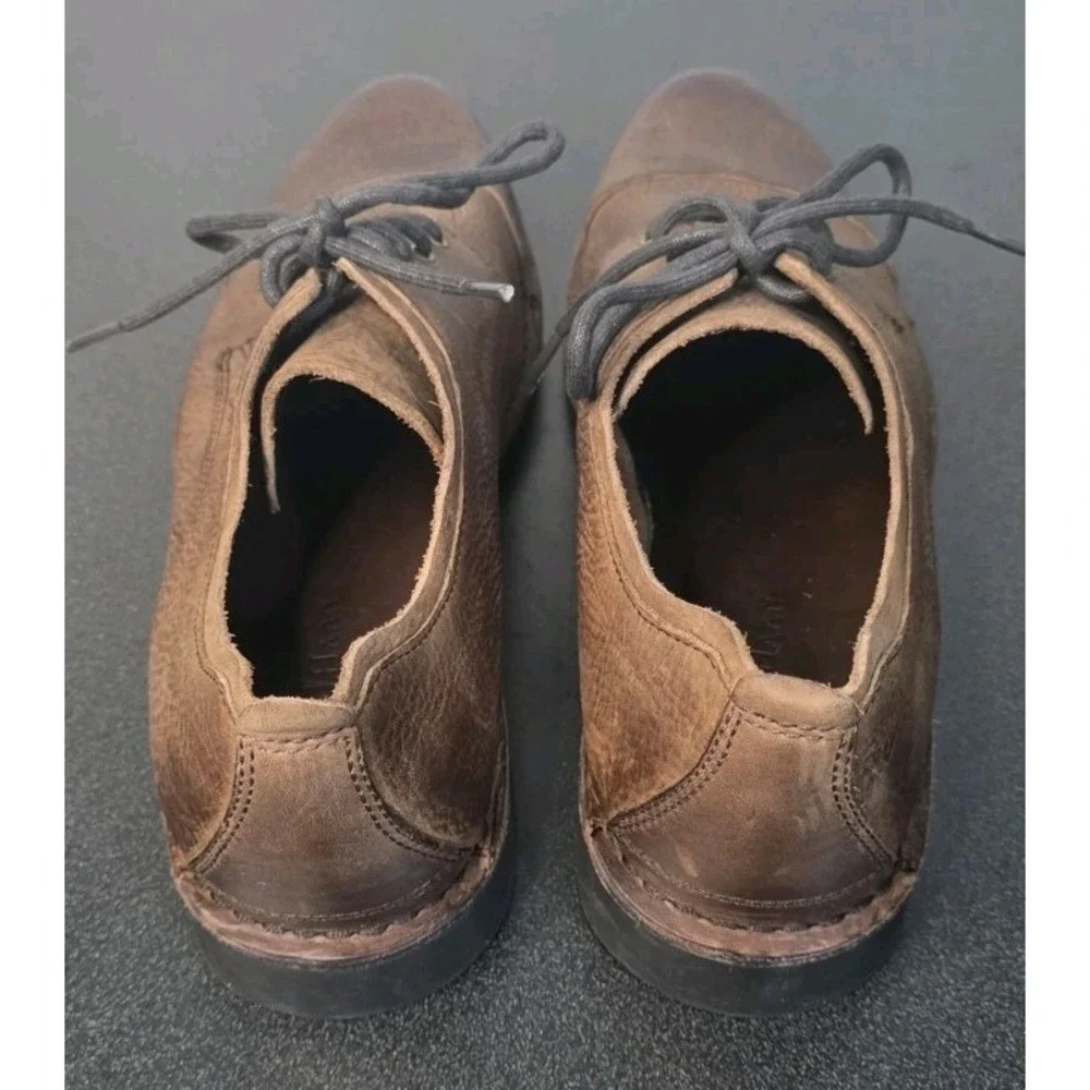 Cole Haan NIKEAIR 13M‎ Pebble Leather Lace Up Oxford Shoes Loafer Brown Career